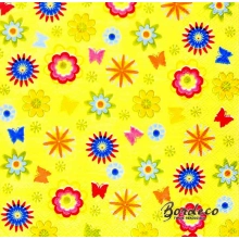 Serwetka do decoupage kolorowe wzorki 33x33 AHA Unikat