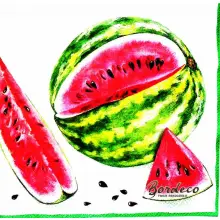 Serwetka do decoupage owoce arbuz i melon 33x33 ALIBABA Unikat