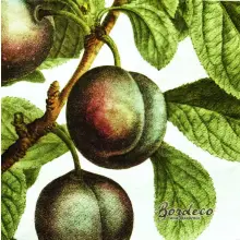 Serwetka do decoupage śliwki na gałęziach 33x33 ALIBABA UnikatSerwetka do decoupage śliwki na gałęziach 33x33 ALIBABA Un