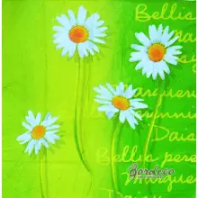 Serwetka do decoupage stokrotki 33x33 ALIBABA Unikat