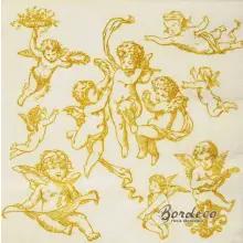 Serwetka do decoupage Amorki, cherubinki 33x33 Ambiente Unikat