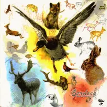 Serwetka do decoupage leśne zwierzęta 33x33 Ambiente Unikat