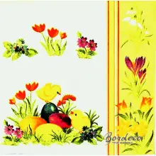 Serwetka do decoupage wielkanocne akcenty 33x33 Ambiente Unikat