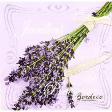 Serwetka do decoupage wiązanka lawendy 25x25 COCKTAIL.Unikat
