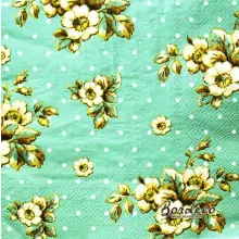 Serwetka decoupage jasne kwiatuszki 33x33 CREATIVE TOPS Unikat