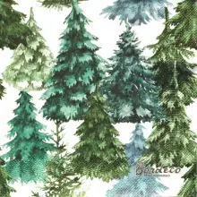 Serwetka do decoupage las choinek 33x33 DAISY