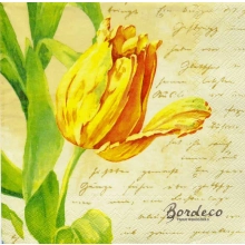 Serwetka do decoupage wielobarwne tulipany 33x33 DUNI Unikat