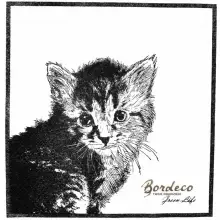 Serwetka do decoupage mały kotek, szkic 33x33 DAISY Unikat