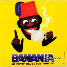 Serwetka do decoupage kawa po turecku BANANIA 33x33 EDITIONS CLOUET Unikat