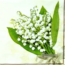 Serwetka do decoupage bukiet konwalii 33x33 Good Day Unikat