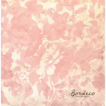 Serwetka do decoupage pastelowa tapeta w kwiaty 33x33 H&M Unikat