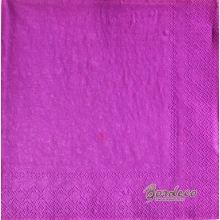 Serwetka do decoupage w kolorze fioletowym 33x33 HANKE Unikat