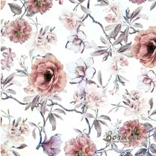 Serwetka do decoupage róże pudrowe 33x33 HANKE