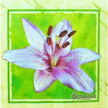 Serwetka do decoupage  kwiat lilii  33x33 HRC