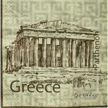 Serwetka do decoupage starożytna Grecja 33x33 HRC