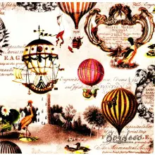 Serwetka do decoupage balony vintage 33x33 HOME Unikat