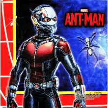 Serwetka do decoupage firmy IHR postać Ant-Man Marvel  33x33 IHR. Unikat.