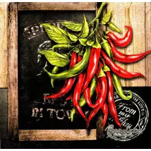 Serwetka do decoupage papryka chili 33x33 IHR Unikat
