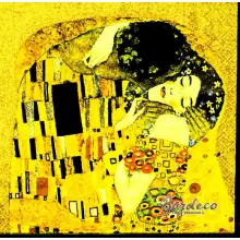 Serwetka do decoupage Gustaw Klimt Pocałunek 33x33 IHR Unikat