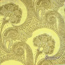 Serwetka do decoupage  beżowy ornament 33x33 IHR Unikat