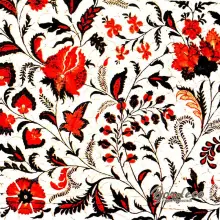Serwetka do decoupage czerwone motywy kwiatowe 33x33 IHR Unikat