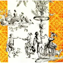 Serwetka do decoupage dworskie zabawy 33x33 IHR Unikat