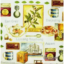 Serwetka do decoupage herbata 25x25 IHR Unikat