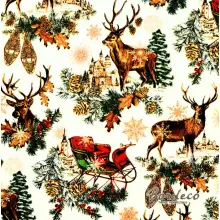 Serwetka do decoupage Bożonarodzeniowe akcenty 33x33 IHR Unikat