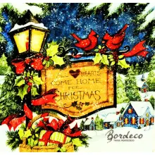 Serwetka do decoupage świąteczny czas 33x33 IHR Unikat