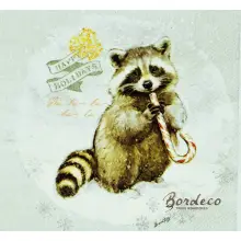 Serwetka do decoupage szop pracz  25x25 IHR Unikat