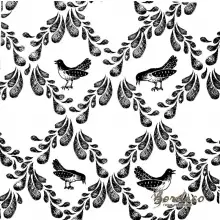 Serwetka do decoupage tapeta z ptakami 33x33 IHR Unikat