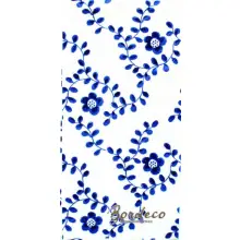 Serwetka do decoupage tapeta w niebieskie kwiatuszki i listki 38x38 IKEA Unikat