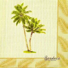 Serwetka do decoupage dwie palmy 33x33 ISLAND HERITAGE Unikat
