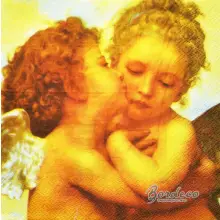 Serwetka do decoupage cherubinki z tekstem 33x33 LUXY Unikat
