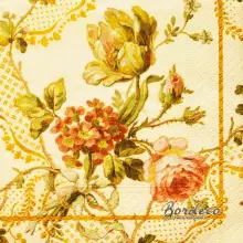 Serwetka do decoupage pastelowe kwiaty 25x25 MAC-GEIZ Unikat