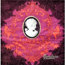 Serwetka do decoupage alabastrowa kamea, medalion 33x33 MAKI Unikat