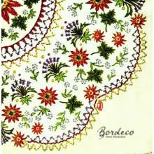 Serwetka do decoupage haftowana serweta 33x33 MAKI Unikat