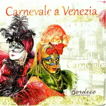 Serwetka do decoupage karnawał w Wenecji 33x33 MAKI Unikat