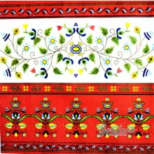 Serwetka do decoupage ludowa wycinanka 33x33 MAKI, Unikat