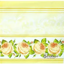 Serwetka do decoupage różana bordiura 33x33 MAKI Unikat