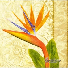 Serwetka do decoupage kwiat strelicji  33x33 MAKI