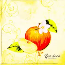 Serwetka do decoupage jabłko 33x33 NOUVEAU Unikat