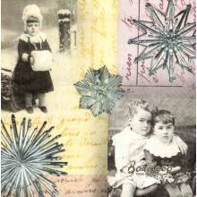 Serwetka do decoupage zdjęcia vintage 33x33 PAPER+