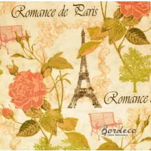 romantycznego Paryża, wieży Eiffla i róż