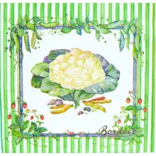 Serwetka do decoupage kalafior 33x33 PAPSTAR Unikat