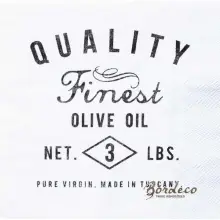 Serwetka do decoupage etykieta oliwy 33x33 H&M Unikat