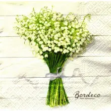 Serwetka do decoupage bukiecik konwalii 33x33 PAW Unikat