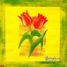 Serwetka do decoupage dwa tulipany 33x33 PAW