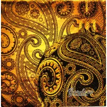 Serwetka do decoupage ornament z bombką 33x33 PAW Unikat