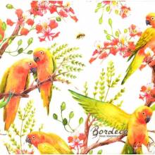 Serwetka do decoupage papużki faliste 33x33 firmy PAW